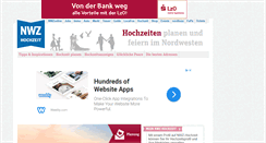 Desktop Screenshot of hochzeit.nwzonline.de
